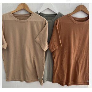 VUORI Tuvalu Three Performance T Shirts Bundle Pima Cotton Logo Sun Protection M